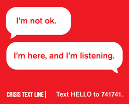 Crisis text line